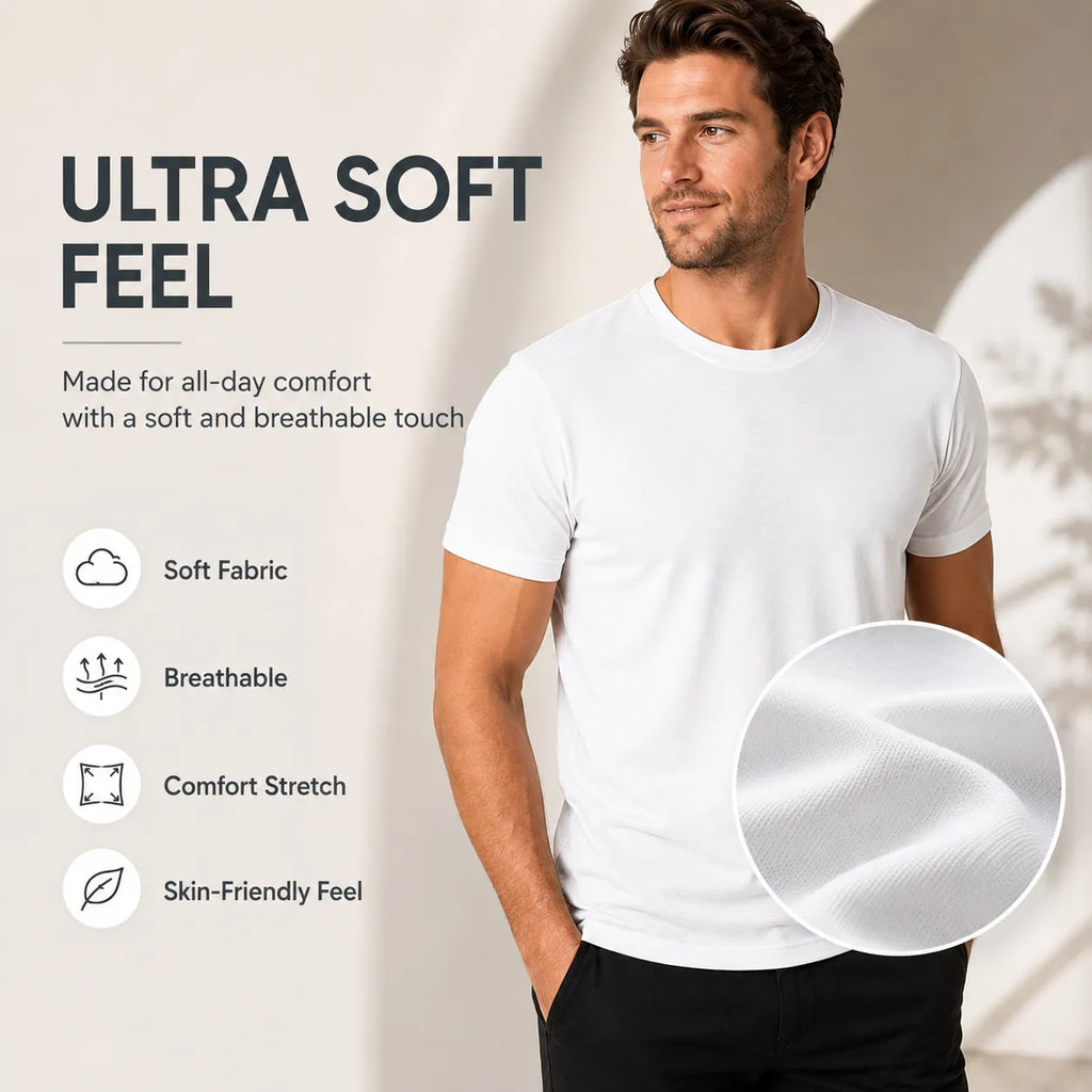 👕 LIMITED-TIME 50% OFF! ✨ Men’s Short Sleeve Crew Neck T-Shirts