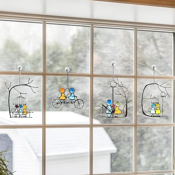 【Final 24-hour Preferential Deal】💯Suncatcher Stained Glass Art Window Hangings
