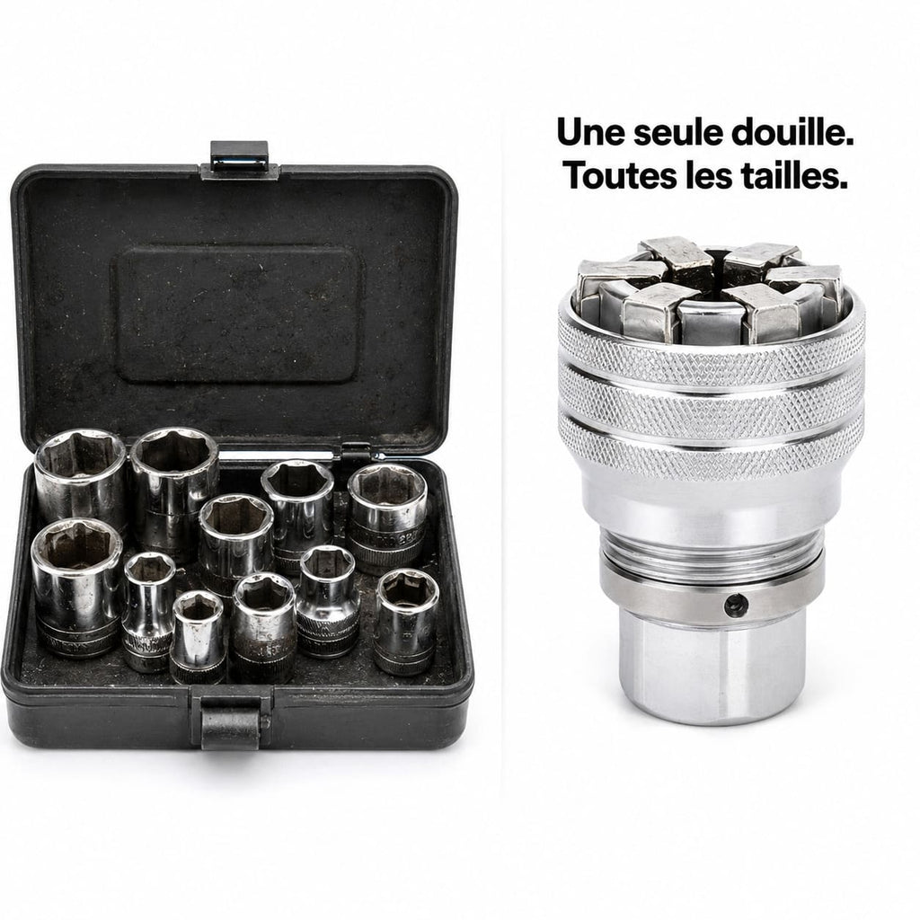Douille Universelle Auto-Ajustable 10-19 mm