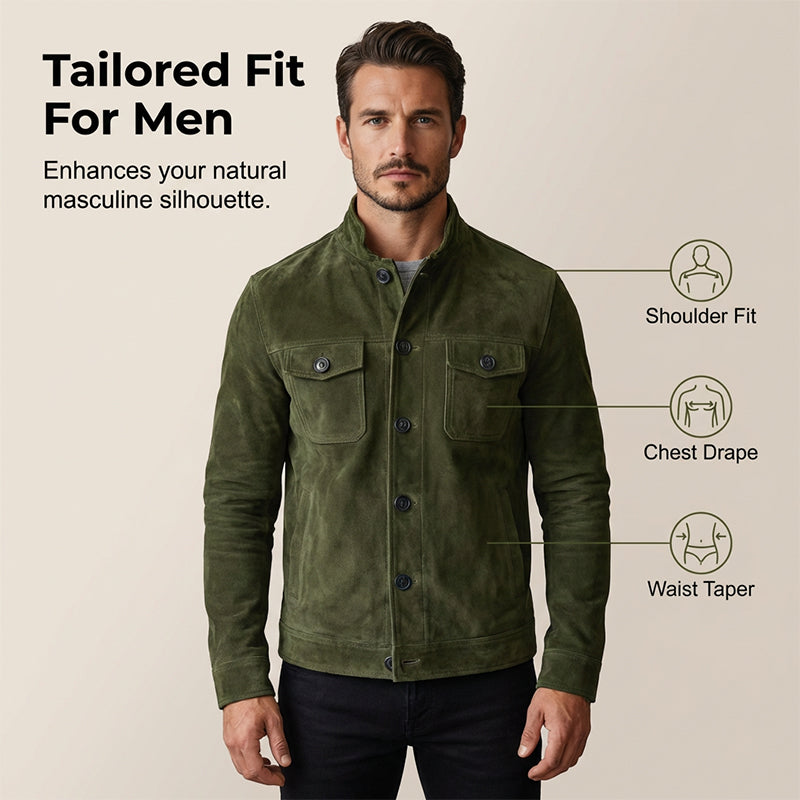 🍂 Men’s Vintage Corduroy Stand-Collar Jacket – Timeless Style & Autumn Comfort